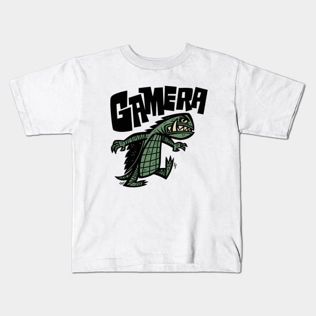 Gamera Kids T-Shirt by Jon Kelly Green Shop